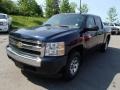 2007 Dark Blue Metallic Chevrolet Silverado 1500 LT Crew Cab 4x4  photo #2