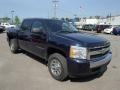 2007 Dark Blue Metallic Chevrolet Silverado 1500 LT Crew Cab 4x4  photo #4