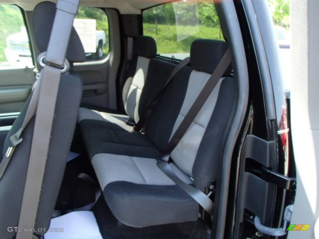 2007 Silverado 1500 LS Extended Cab 4x4 - Black / Dark Titanium Gray photo #13