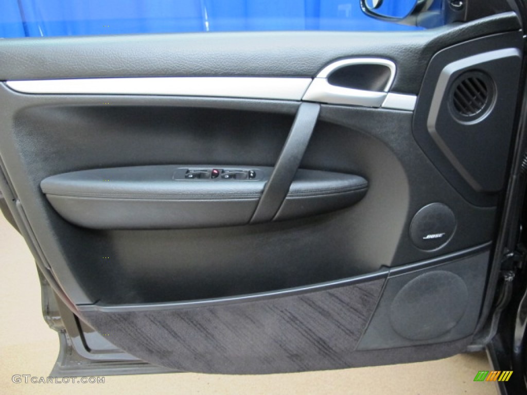 2006 Porsche Cayenne S Black Door Panel Photo #81379447