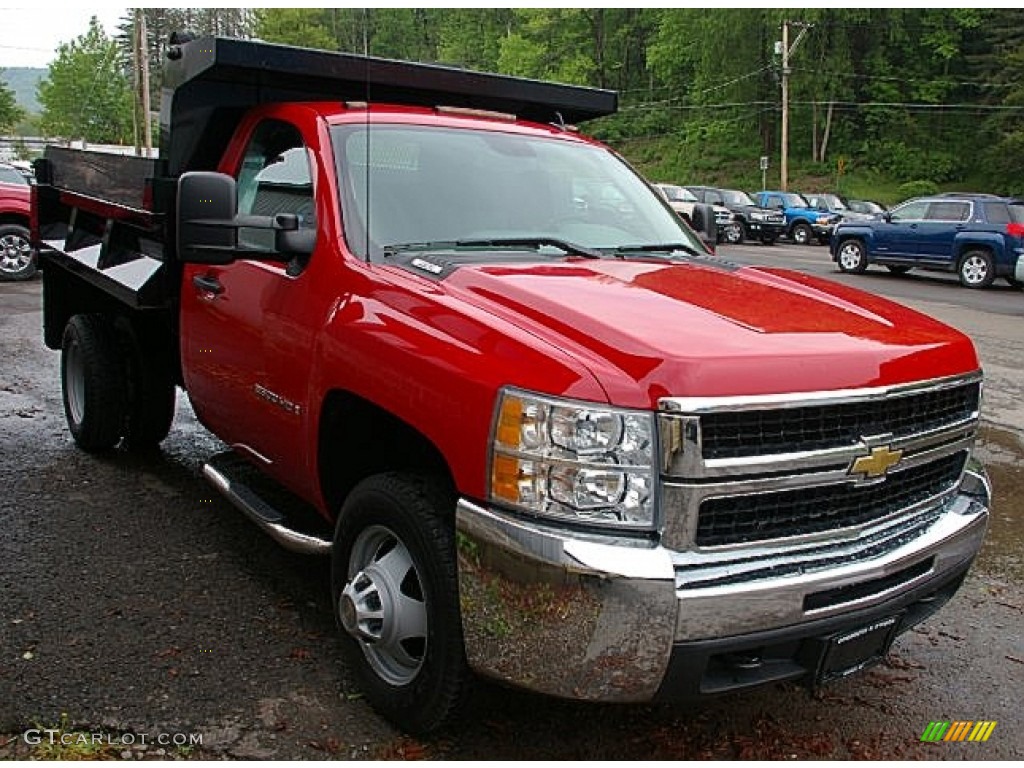 2009 Chevrolet Silverado 3500HD Work Truck Regular Cab 4x4 Dump Truck Exterior Photos