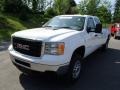 2011 Summit White GMC Sierra 2500HD Work Truck Crew Cab 4x4  photo #2