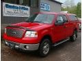 2006 Bright Red Ford F150 XLT SuperCab 4x4  photo #1