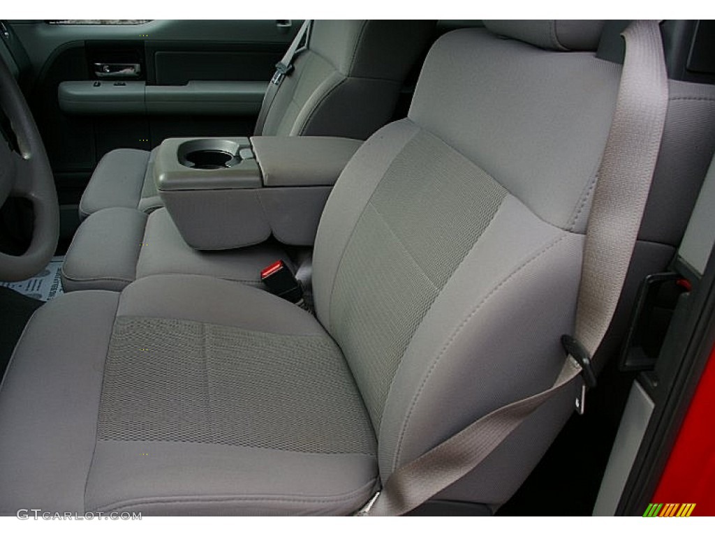 2006 F150 XLT SuperCab 4x4 - Bright Red / Medium/Dark Flint photo #2