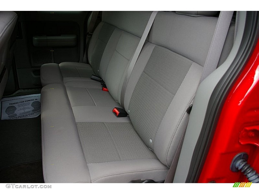 2006 F150 XLT SuperCab 4x4 - Bright Red / Medium/Dark Flint photo #3