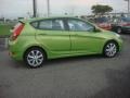 2012 Electrolyte Green Hyundai Accent SE 5 Door  photo #8