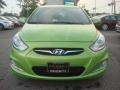 2012 Electrolyte Green Hyundai Accent SE 5 Door  photo #11