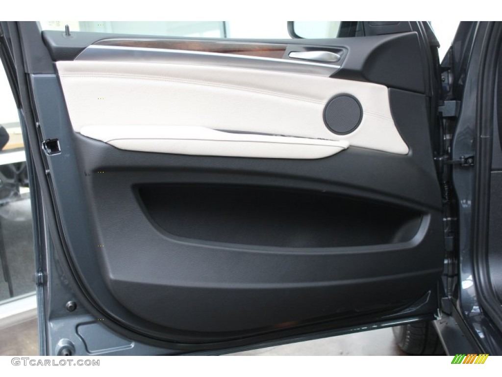 2013 BMW X5 xDrive 35i Premium Oyster Door Panel Photo #81380957