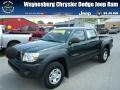 Timberland Green Mica 2009 Toyota Tacoma V6 Double Cab 4x4