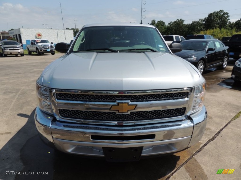 2013 Silverado 1500 LT Crew Cab - Silver Ice Metallic / Light Titanium/Dark Titanium photo #2