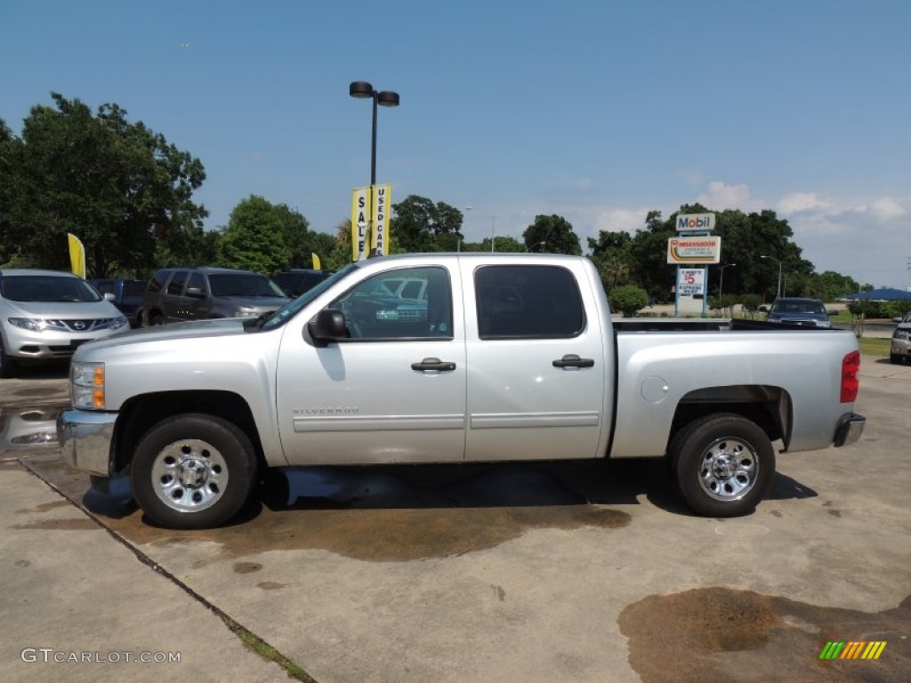 2013 Silverado 1500 LT Crew Cab - Silver Ice Metallic / Light Titanium/Dark Titanium photo #5