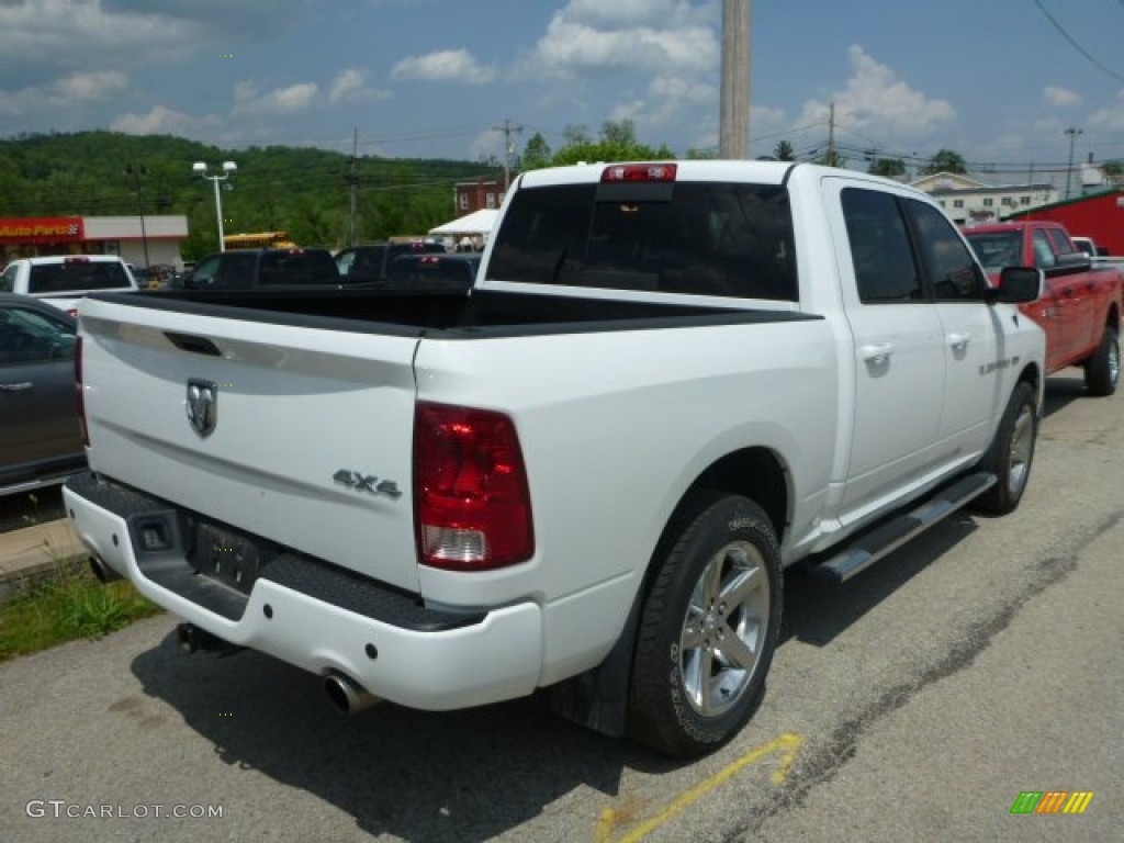 2011 Ram 1500 Sport Crew Cab 4x4 - Bright White / Dark Slate Gray photo #5