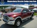 Deep Cherry Red Crystal Pearl 2012 Dodge Ram 2500 HD Laramie Crew Cab 4x4