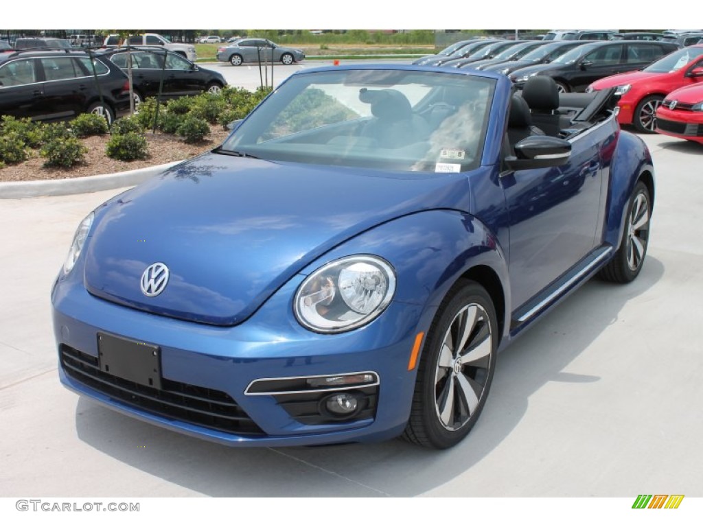 Reef Blue Metallic 2013 Volkswagen Beetle Turbo Convertible Exterior Photo #81383274