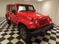 2013 Rock Lobster Red Jeep Wrangler Unlimited Rubicon 4x4  photo #3