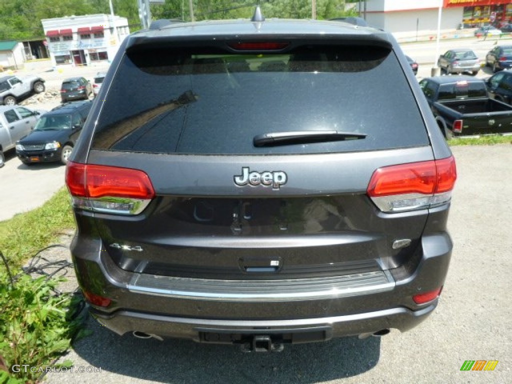 2014 Grand Cherokee Overland 4x4 - Granite Crystal Metallic / Overland Morocco Black photo #2