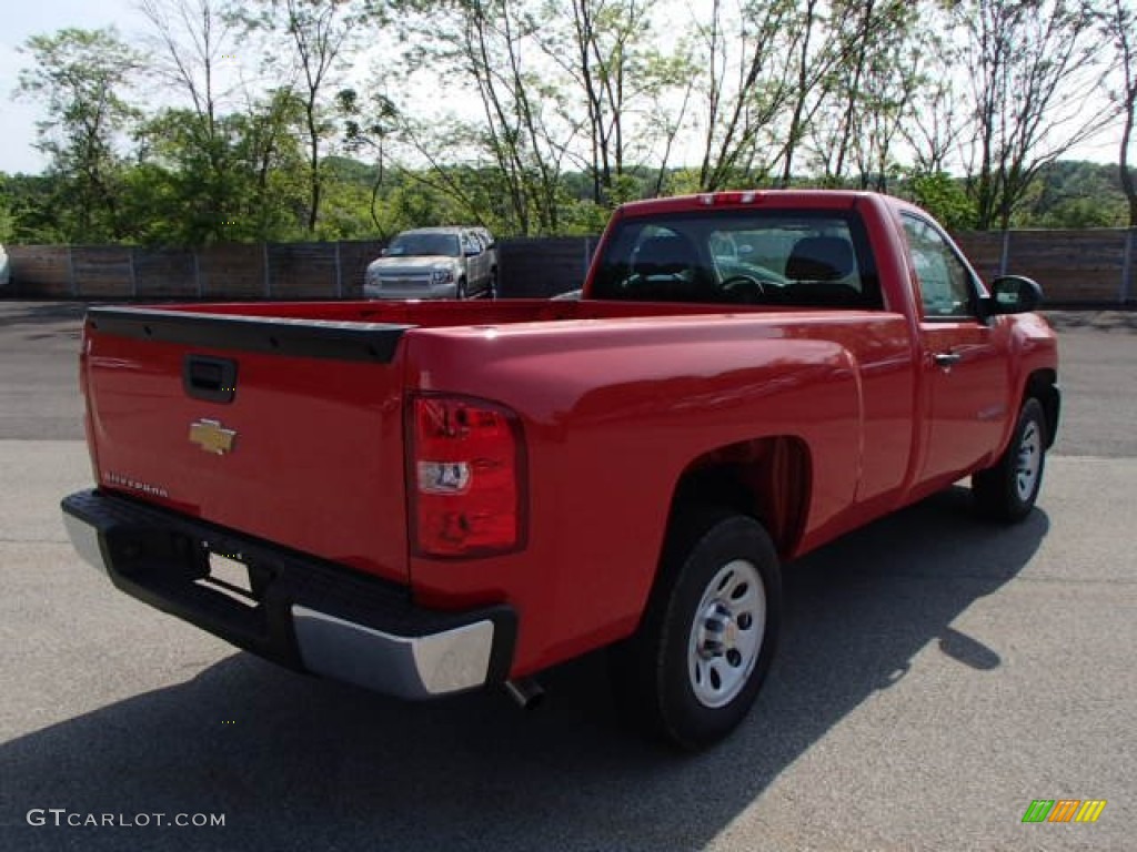 2013 Silverado 1500 Work Truck Regular Cab - Victory Red / Dark Titanium photo #6