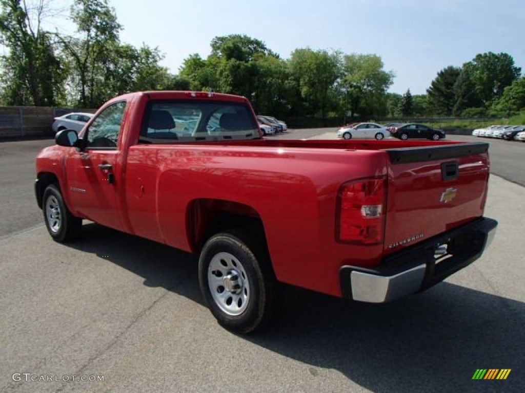 2013 Silverado 1500 Work Truck Regular Cab - Victory Red / Dark Titanium photo #8