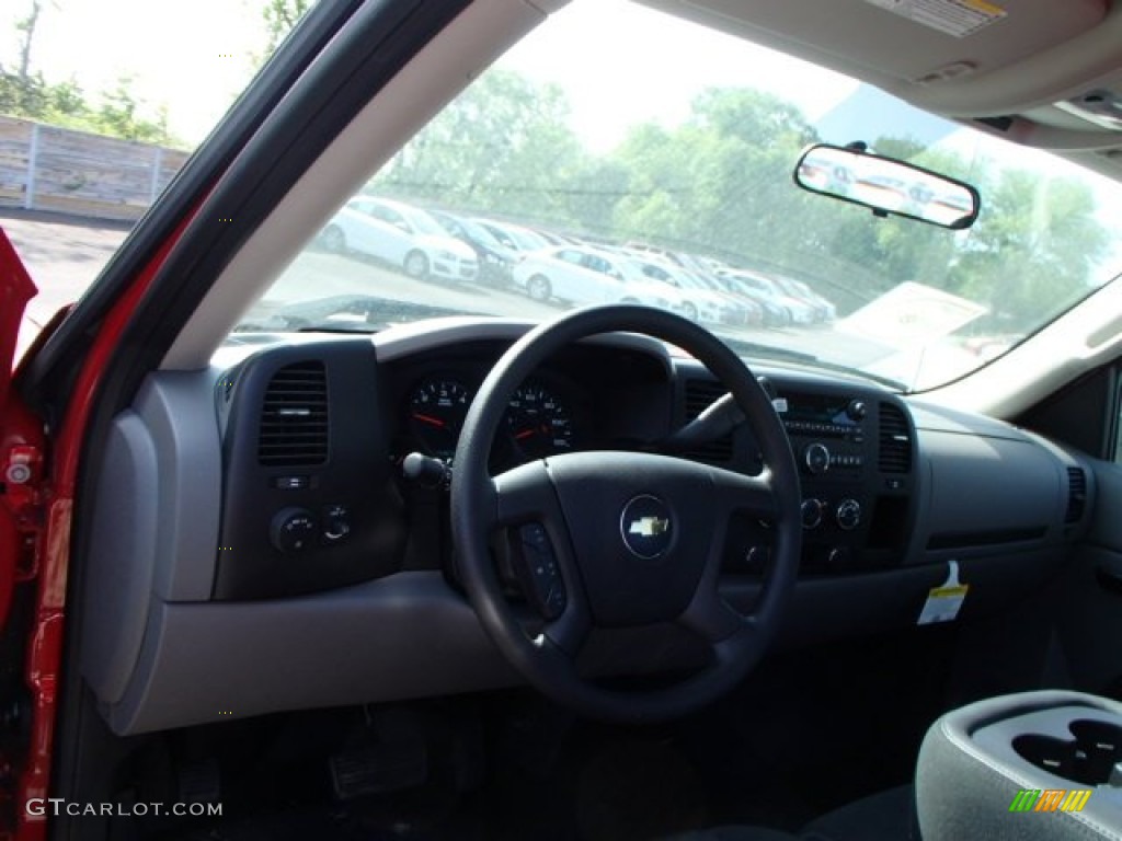 2013 Silverado 1500 Work Truck Regular Cab - Victory Red / Dark Titanium photo #10