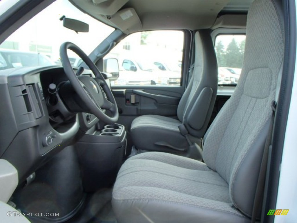 Medium Pewter Interior 2013 Chevrolet Express 1500 AWD Cargo Van Photo #81384558