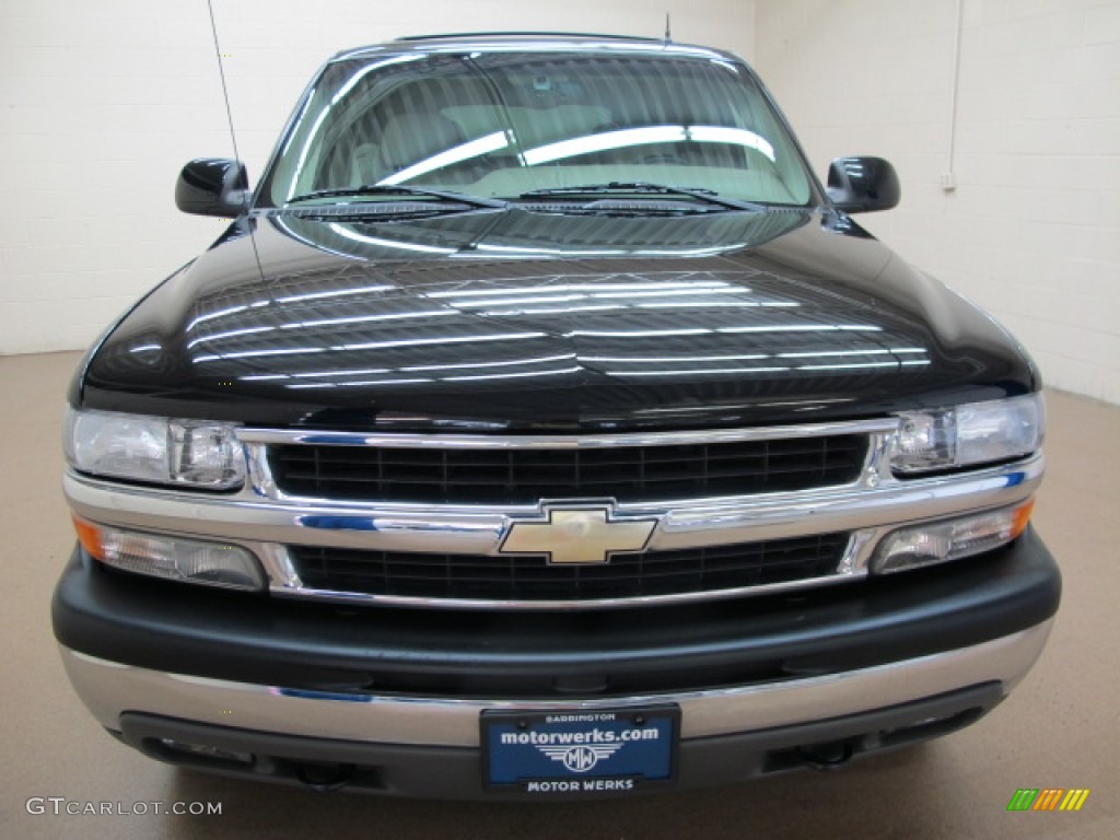 2002 Tahoe LT 4x4 - Onyx Black / Tan/Neutral photo #2