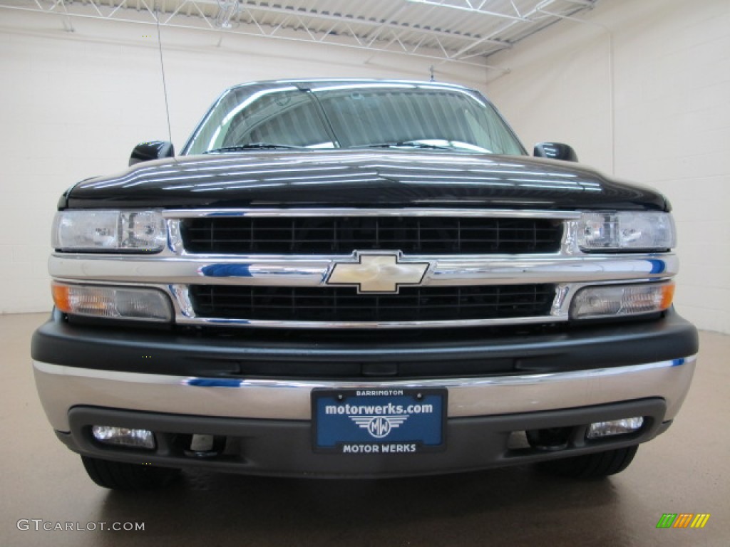 2002 Tahoe LT 4x4 - Onyx Black / Tan/Neutral photo #3