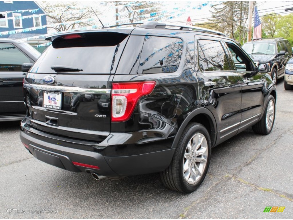 2011 Explorer XLT 4WD - Tuxedo Black Metallic / Medium Light Stone photo #5