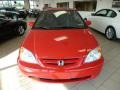 2002 Rally Red Honda Civic EX Coupe  photo #2