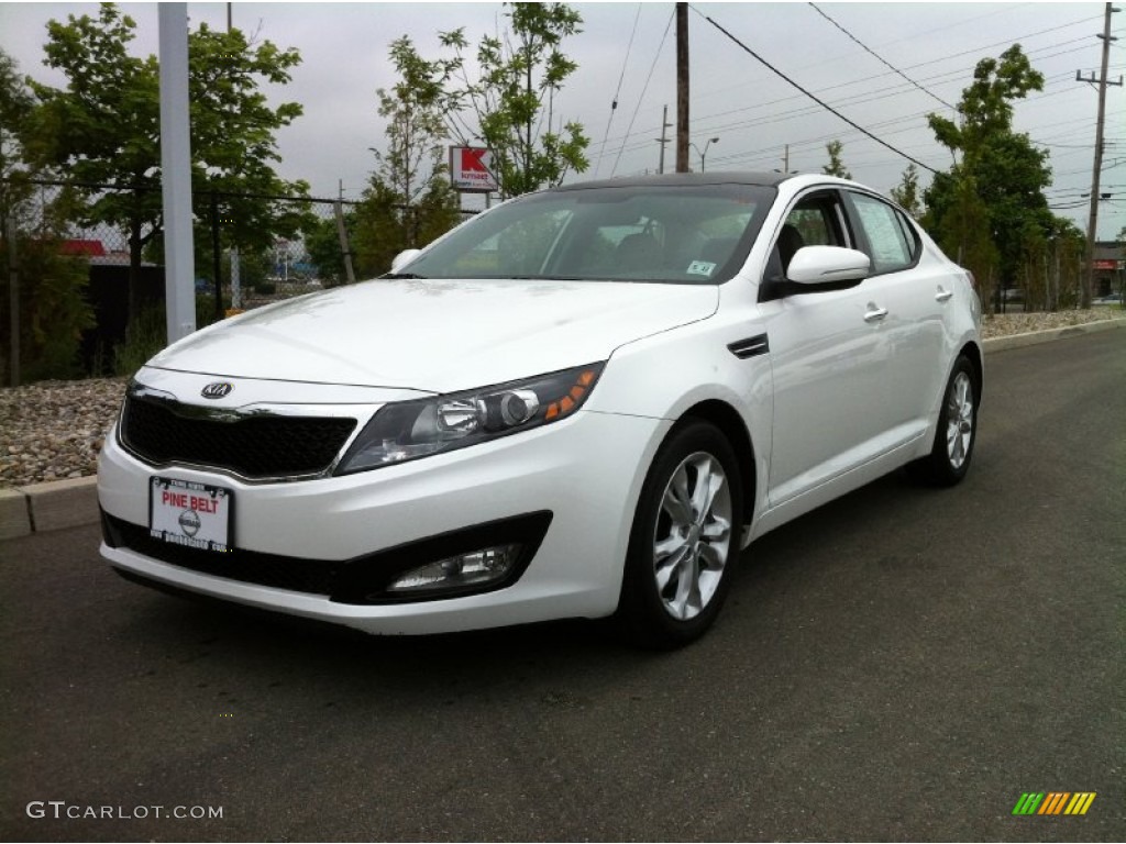 2012 Snow White Pearl Kia Optima EX 81349384 Car