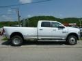 Bright White 2013 Ram 3500 Laramie Crew Cab 4x4 Dually Exterior