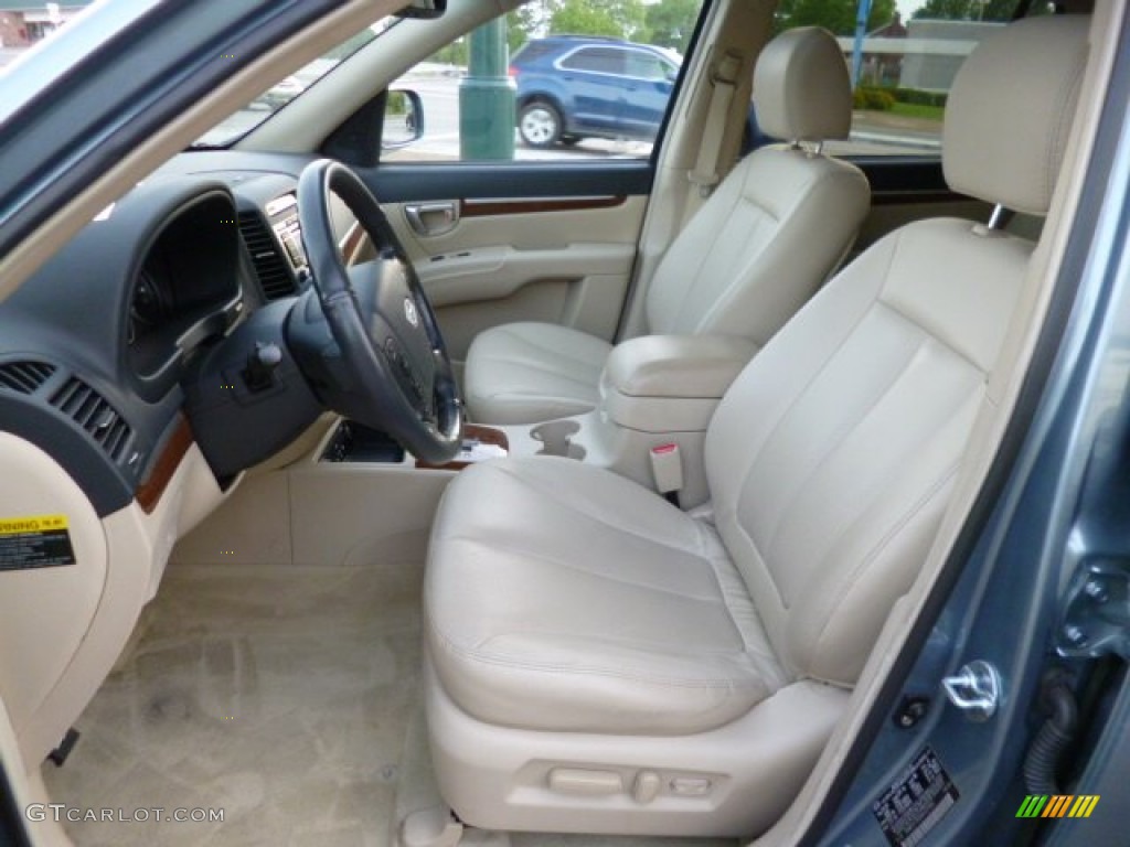 2009 Hyundai Santa Fe Limited 4WD Front Seat Photo #81386380
