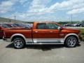 Copperhead Pearl 2013 Ram 1500 Laramie Crew Cab 4x4 Exterior