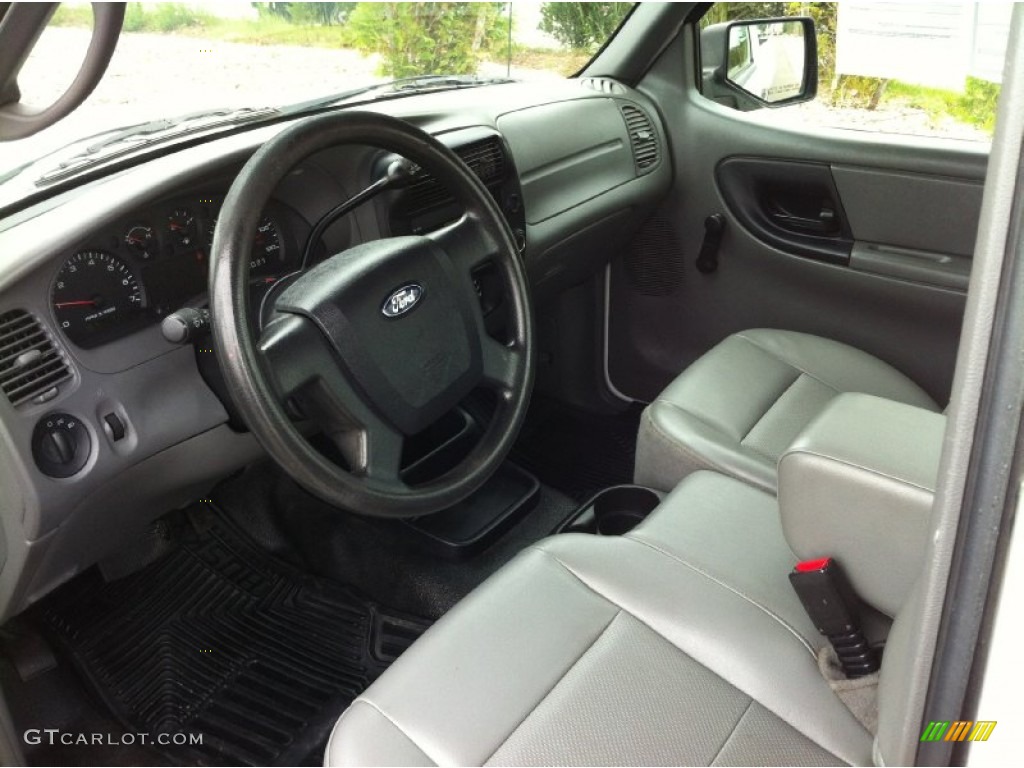 Medium Dark Flint Interior 2008 Ford Ranger XL Regular Cab Photo #81387857