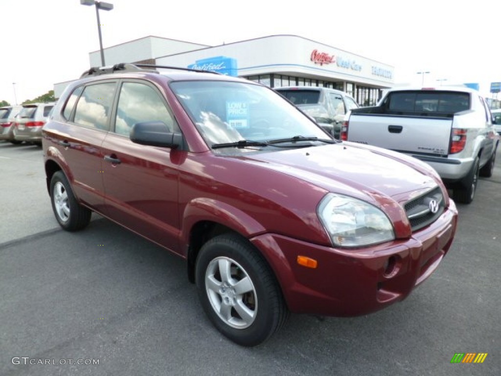 Mesa Red 2006 Hyundai Tucson GL Exterior Photo #81388194