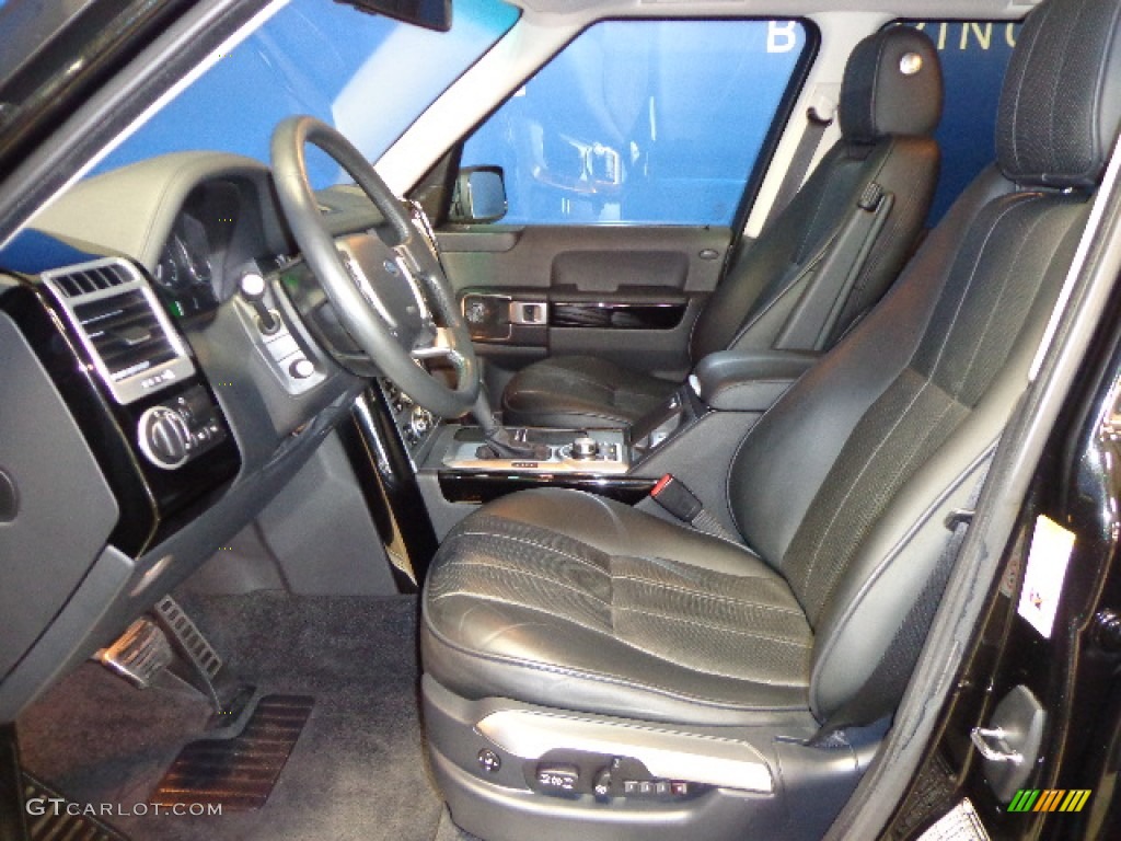 2009 Range Rover Supercharged - Santorini Black Metallic / Jet Black/Jet Black photo #22