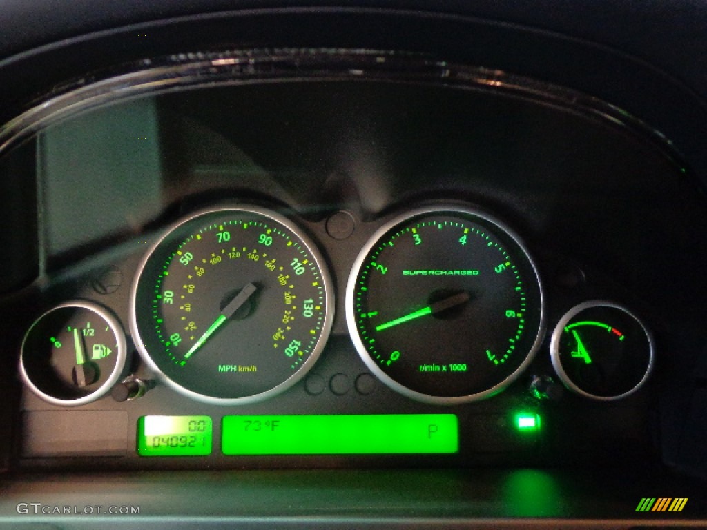 2009 Land Rover Range Rover Supercharged Gauges Photo #81388416