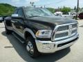 2013 Black Gold Pearl Ram 3500 Laramie Crew Cab 4x4 Dually  photo #6