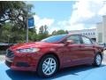 2013 Ruby Red Metallic Ford Fusion SE  photo #1