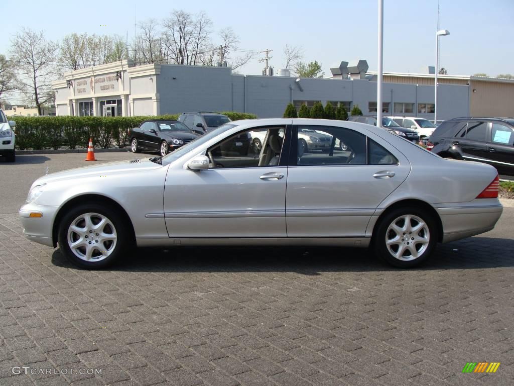 2004 S 500 4Matic Sedan - Brilliant Silver Metallic / Ash photo #4