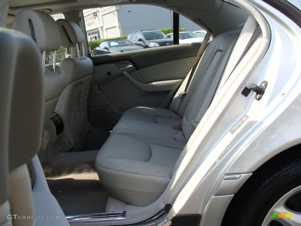 2004 S 500 4Matic Sedan - Brilliant Silver Metallic / Ash photo #6