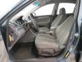 2010 Hyundai Sonata Gray Interior Front Seat Photo