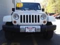 2010 Stone White Jeep Wrangler Unlimited Sahara 4x4  photo #2