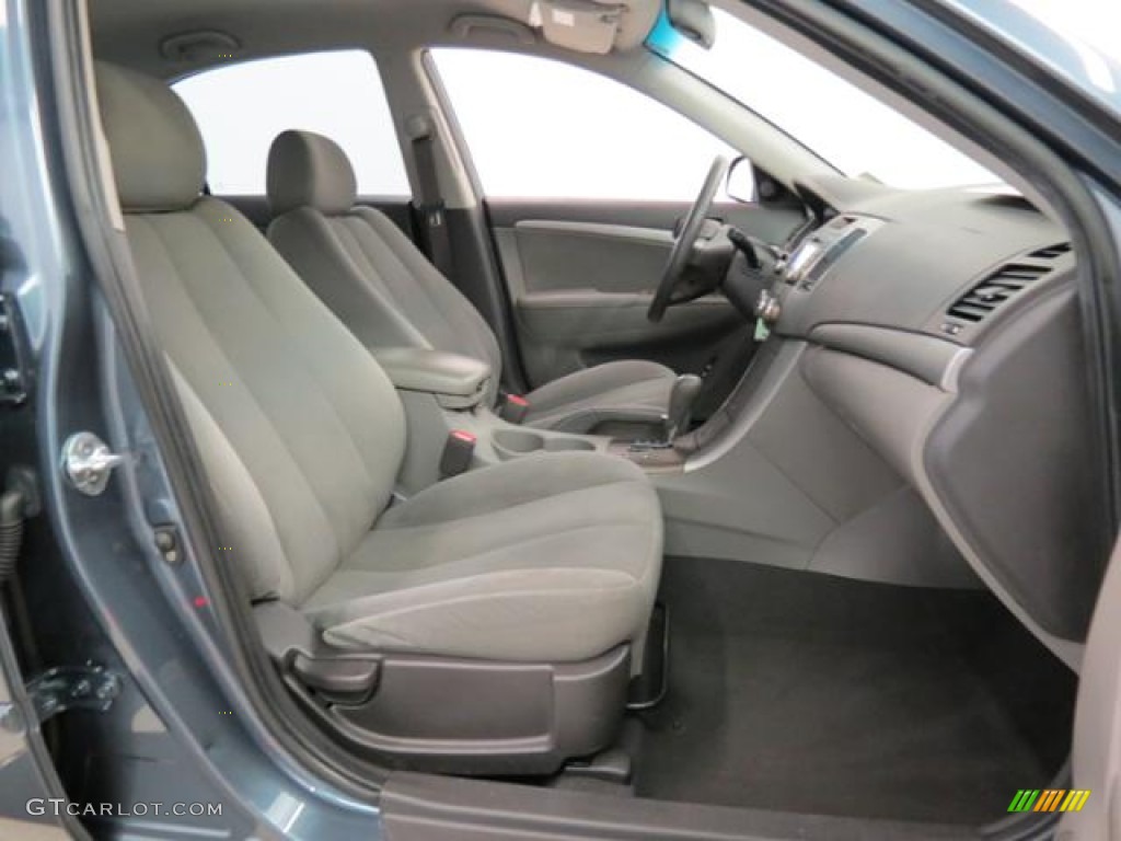 Gray Interior 2010 Hyundai Sonata GLS Photo #81389502
