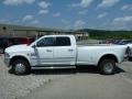 Bright White - 3500 Laramie Crew Cab 4x4 Dually Photo No. 2