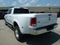 Bright White - 3500 Laramie Crew Cab 4x4 Dually Photo No. 3