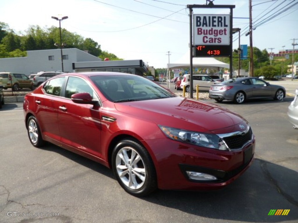 2012 Optima LX - Spicy Red / Beige photo #1