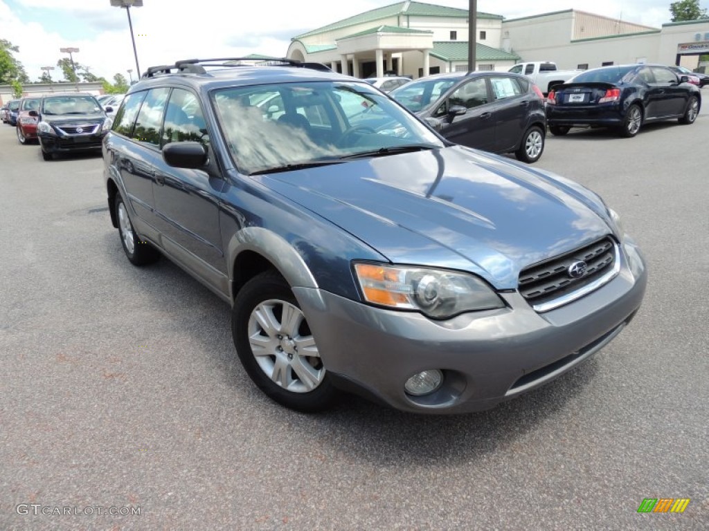 2005 Outback 2.5i Wagon - Atlantic Blue Pearl / Taupe photo #1