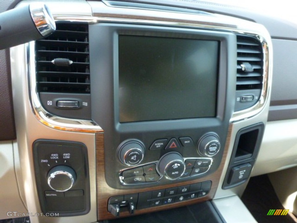 2013 3500 Laramie Crew Cab 4x4 Dually - Black Gold Pearl / Canyon Brown/Light Frost Beige photo #19