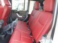 Rear Seat of 2013 Wrangler Unlimited Rubicon 10th Anniversary Edition 4x4