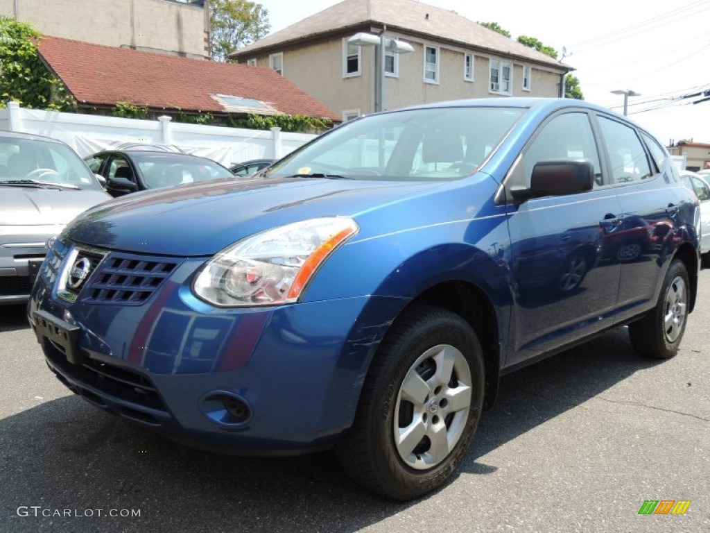 2008 Rogue S AWD - Indigo Blue Metallic / Gray photo #1